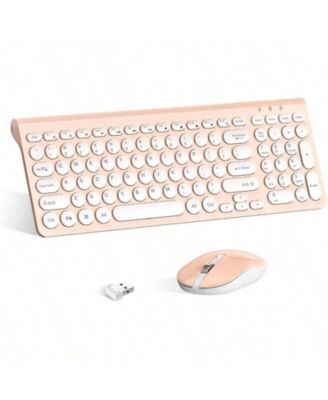 Wireless Keyboard And Mouse Combo Ultra Slim - Silent Click, 12-Month Battery Life, 2.4G Stability, Ultra-Slim Design With Numpad