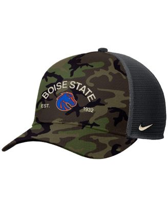 Nike - Men's Camo Boise State Broncos 2025 Military Appreciation Rise Adjustable Trucker Hat