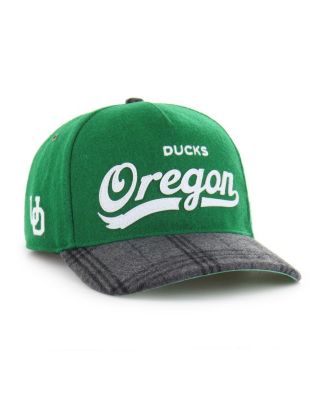 '47 Brand - Men's and Women's Kelly Green Oregon Ducks Windowpane Plaid Collection Hitch Adjustable Hat