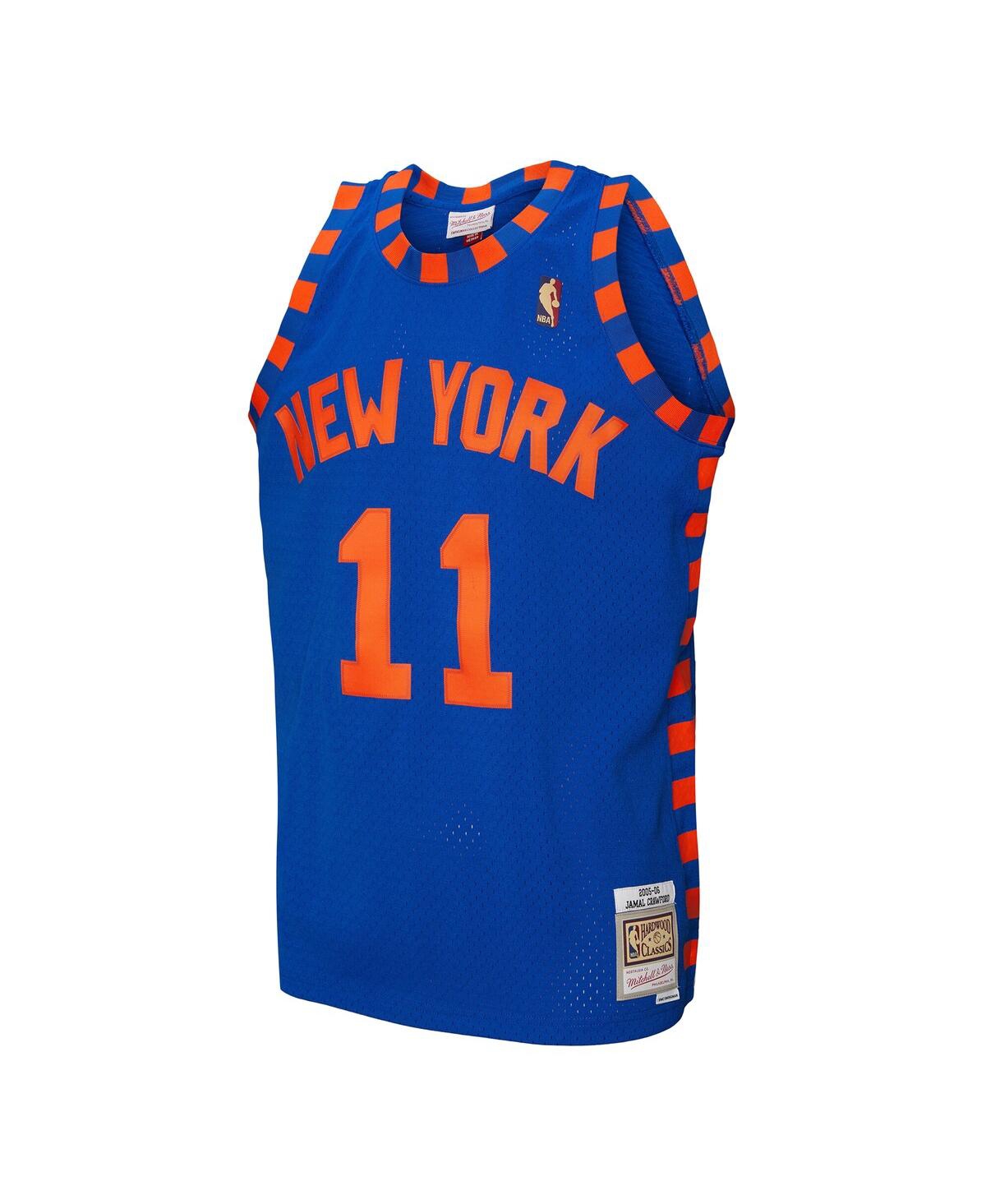 Mitchell & Ness Men's Jamal Crawford Blue New York Knicks 2005/06 Hardwood Classics Swingman Jersey