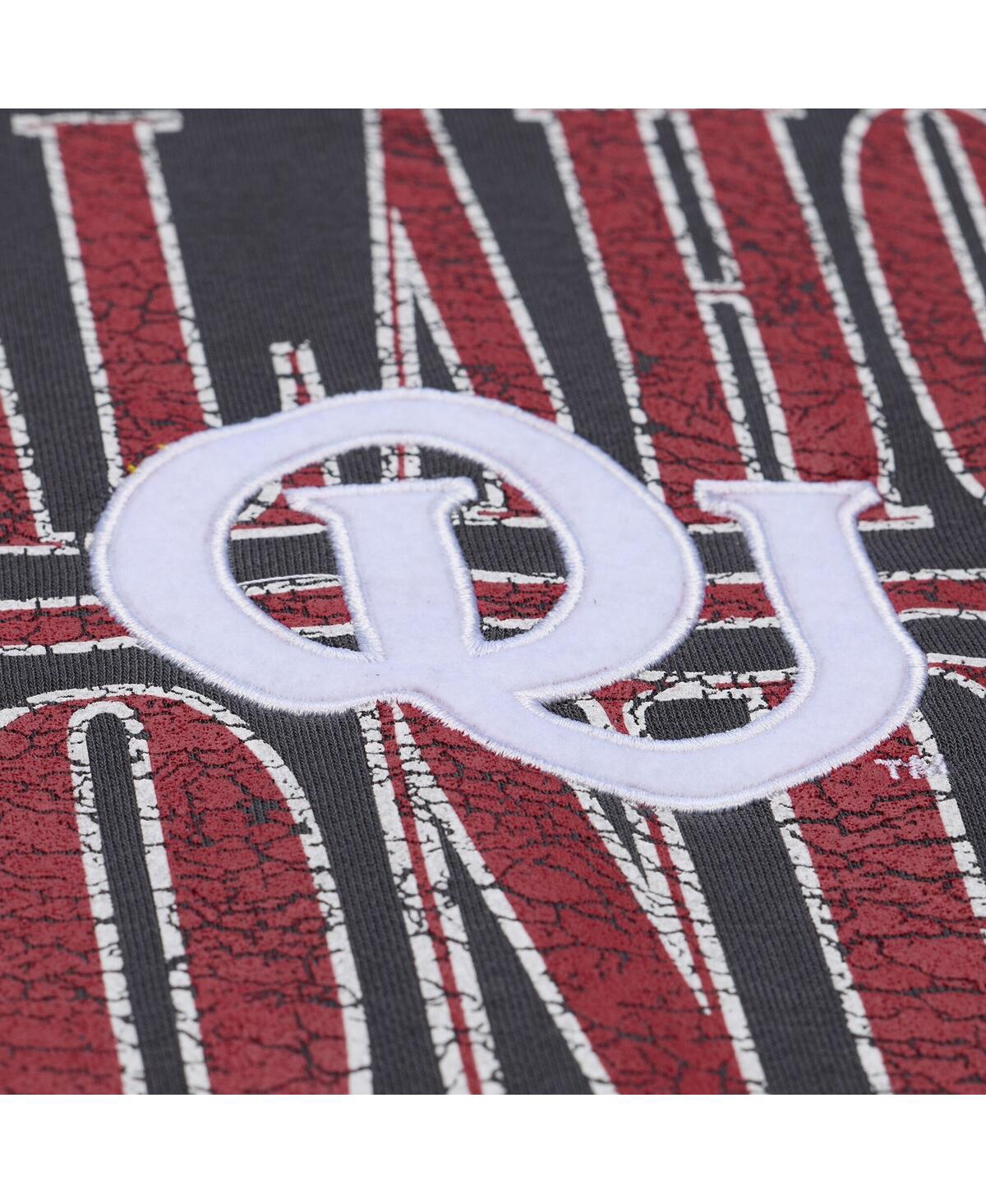 Mitchell & Ness Men's Black Oklahoma Sooners Downtown Fleece Sweatshirt In Black