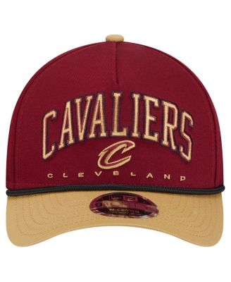 Men's Wine Cleveland Cavaliers Bold Arch COOLERA 9FORTY A-Frame M-Crown Adjustable Hat