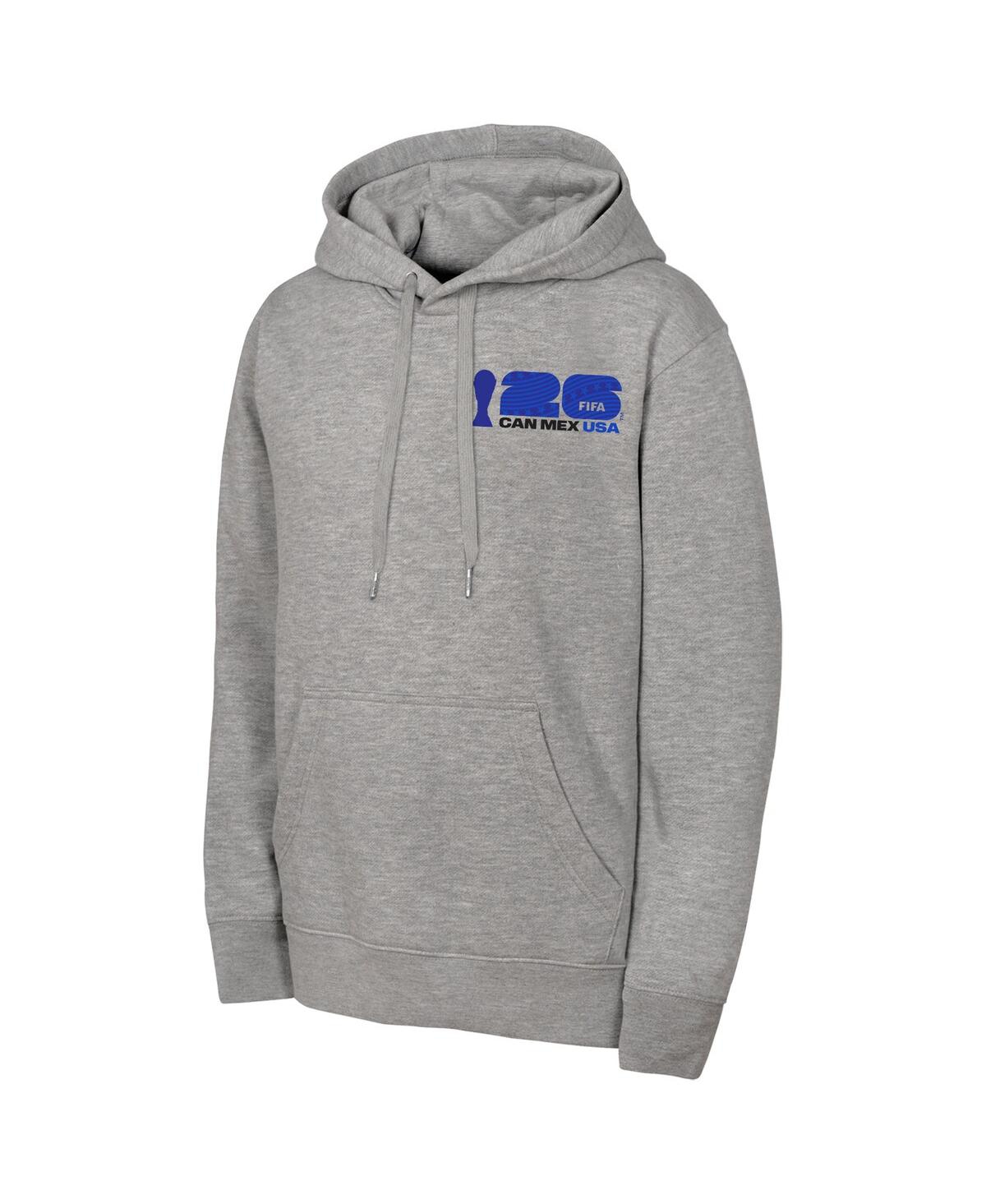 Outerstuff Men's Heather Gray Fifa World Cup 2026 Graphic Hoodie In Gray