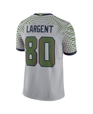 Men's Steve Largent Wolf Gray Seattle Seahawks 2025 Rivalries Collection Retired Player Limited Jersey