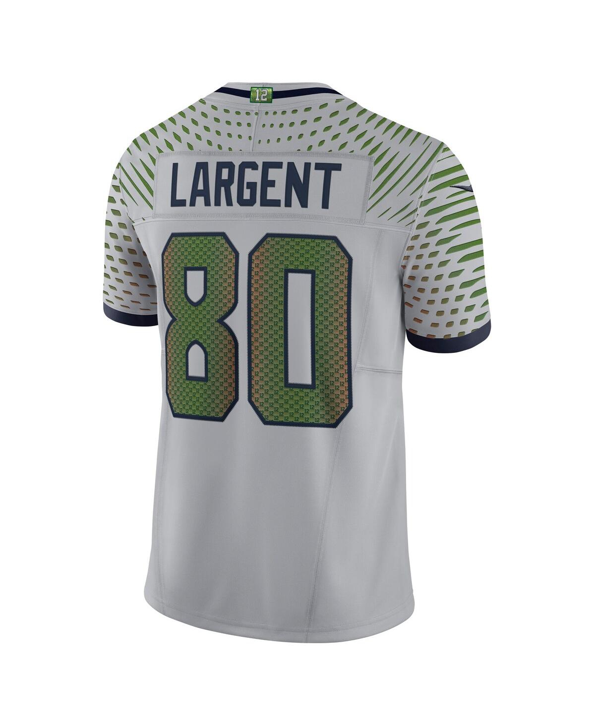 Nike Men's Steve Largent Wolf Gray Seattle Seahawks 2025 Rivalries Collection Retired Player Limited Jersey