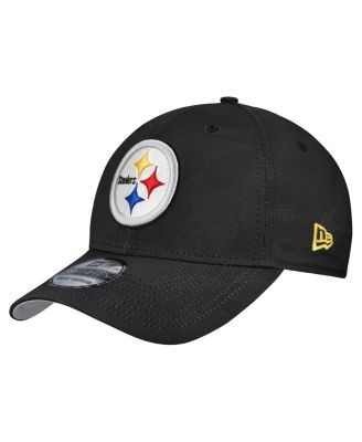 New Era - Men's Black Pittsburgh Steelers Tonal Camo 39THIRTY Stretch Fit Hat