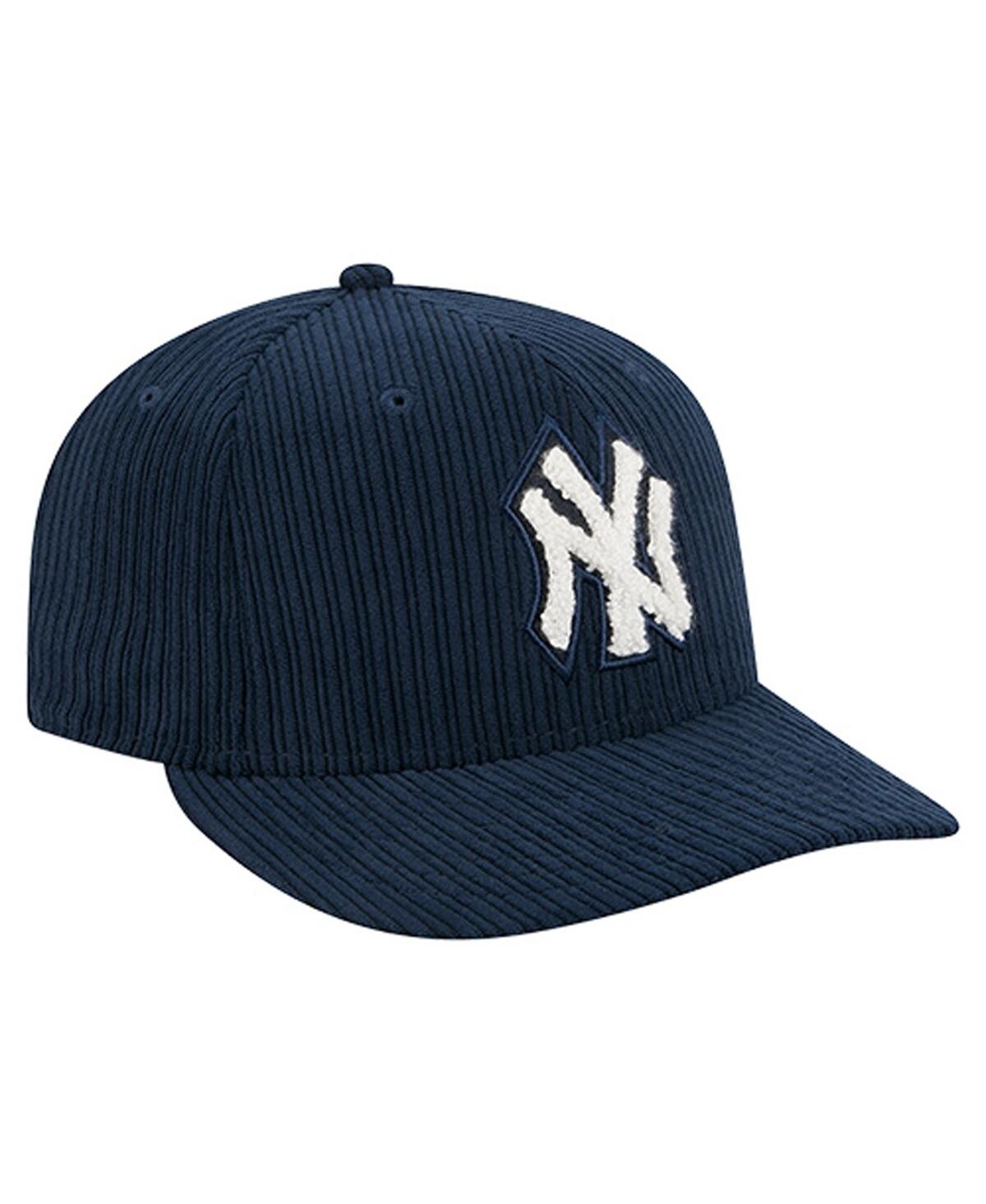 New Era Men's Navy York Yankees Chenille Pop 59FIFTY Fitted Hat