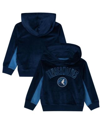 Outerstuff - Preschool Navy Minnesota Timberwolves Velour Hoodie