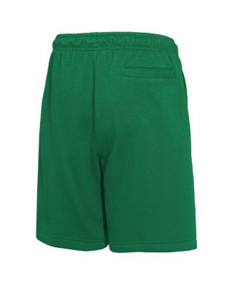 Big Boys and Girls Kelly Green Boston Celtics Courtside Club Fleece Shorts