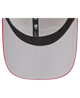 Men's Red New York Giants Apple Trucker 9FORTY Adjustable Hat