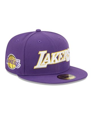 New Era - Men's Purple Los Angeles Lakers Jersey Hook Statement Edition 59FIFTY Fitted Hat