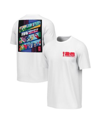 Outerstuff - Men's White 2026 FIFA World Cup Kansas City Host City Poster Graphic T-Shirt