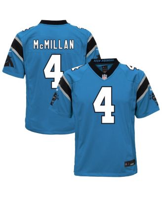 Nike - Big Boys and Girls Tetairoa McMillan Blue Carolina Panthers Alternate Game Jersey