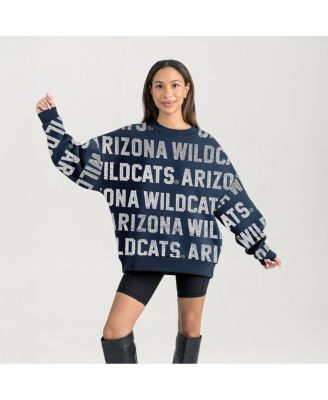 Women's Navy Arizona Wildcats Hype Era Sweatshirt