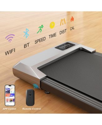 Superun 2025 Mini Under-Desk Treadmill - Raceable Smart Under Desk Treadmill Quick Setup