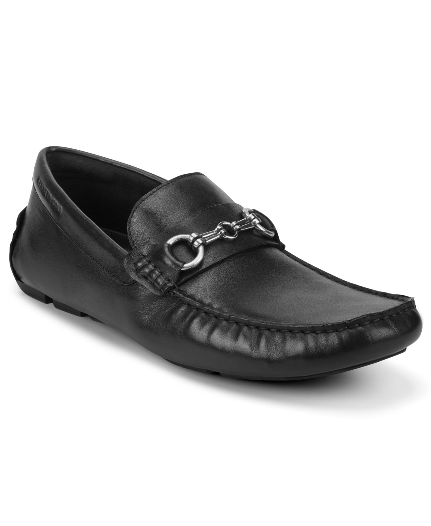 Мужские туфли Kenneth Cole New York Theme Bit Detail Driver Casual Loafer, цвет: Чёрный — фото 1