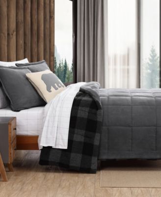 Cabin Plaid Reversible 3-Pc. Comforter Set, King