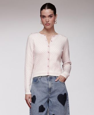 Women's Long-Sleeve Cardigan Sweater