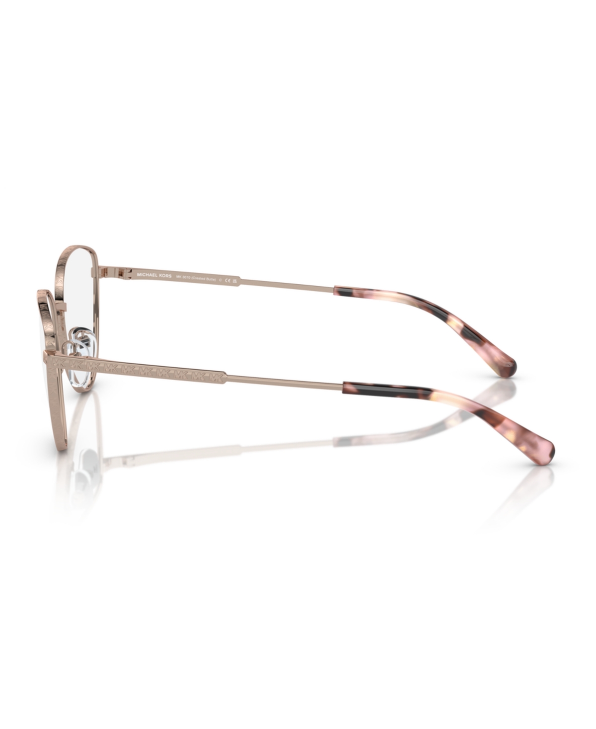 Michael Kors Women's Cat Eye Crested Butte Eyeglasses, Mk3070 In Gold