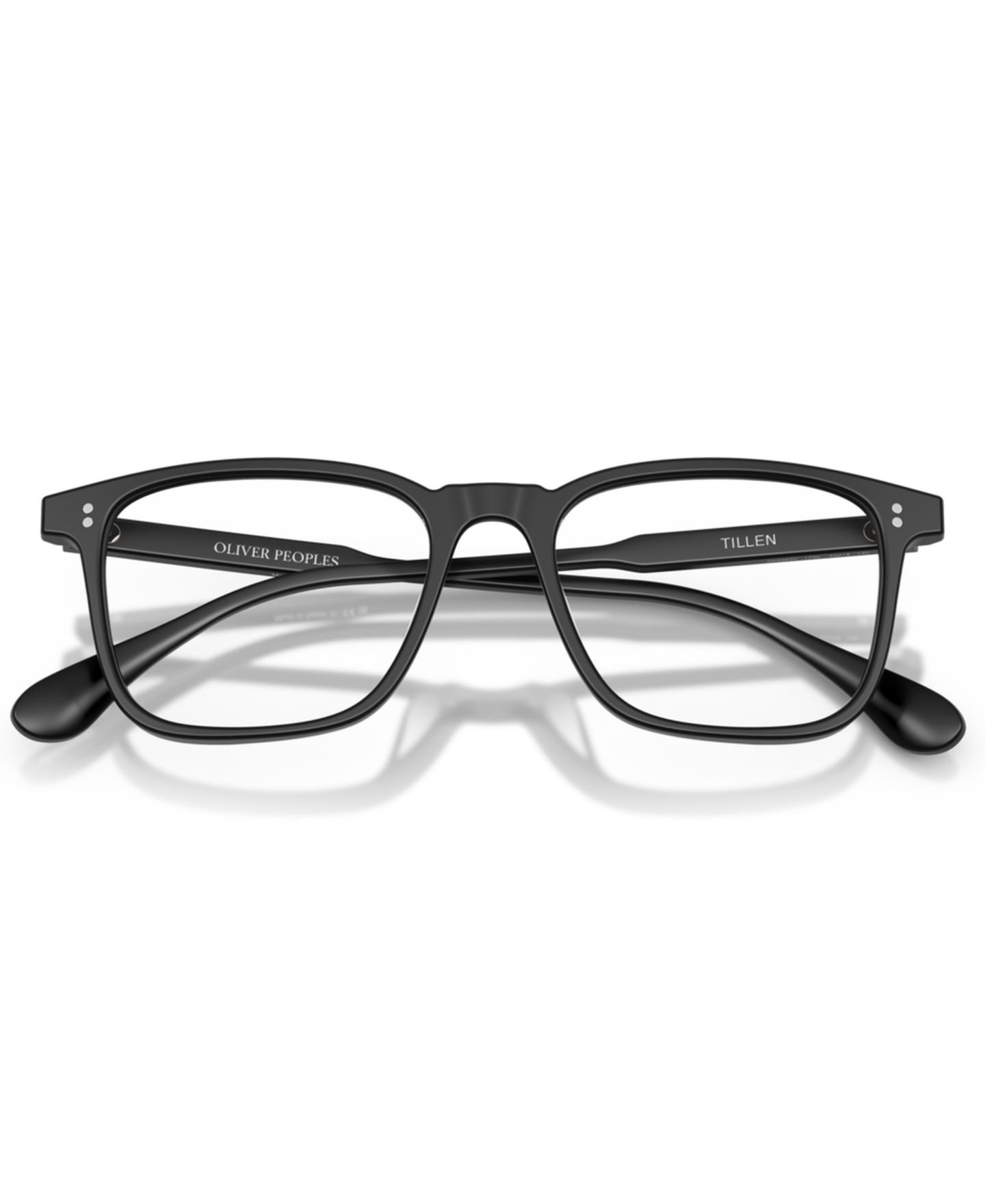 Очки Oliver Peoples Unisex Square Plastic OV5603U Tillen Eyeglasses, цвет: Матовый чёрный — фото 5