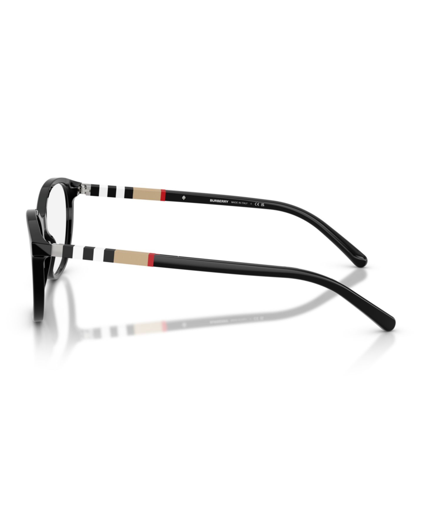Женские очки Burberry Woman Square Plastic BE2205 Eyeglasses, цвет: Чёрный — фото 3