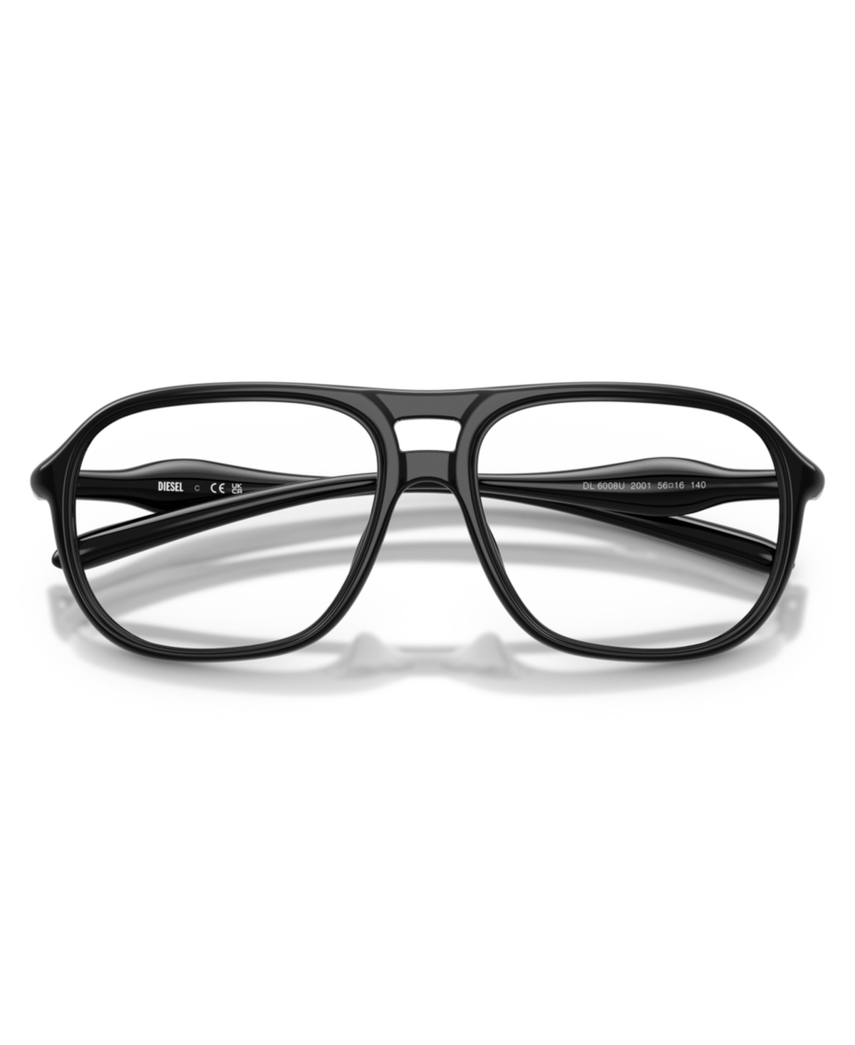 Diesel Unisex Round Eyeglasses, DL6008U