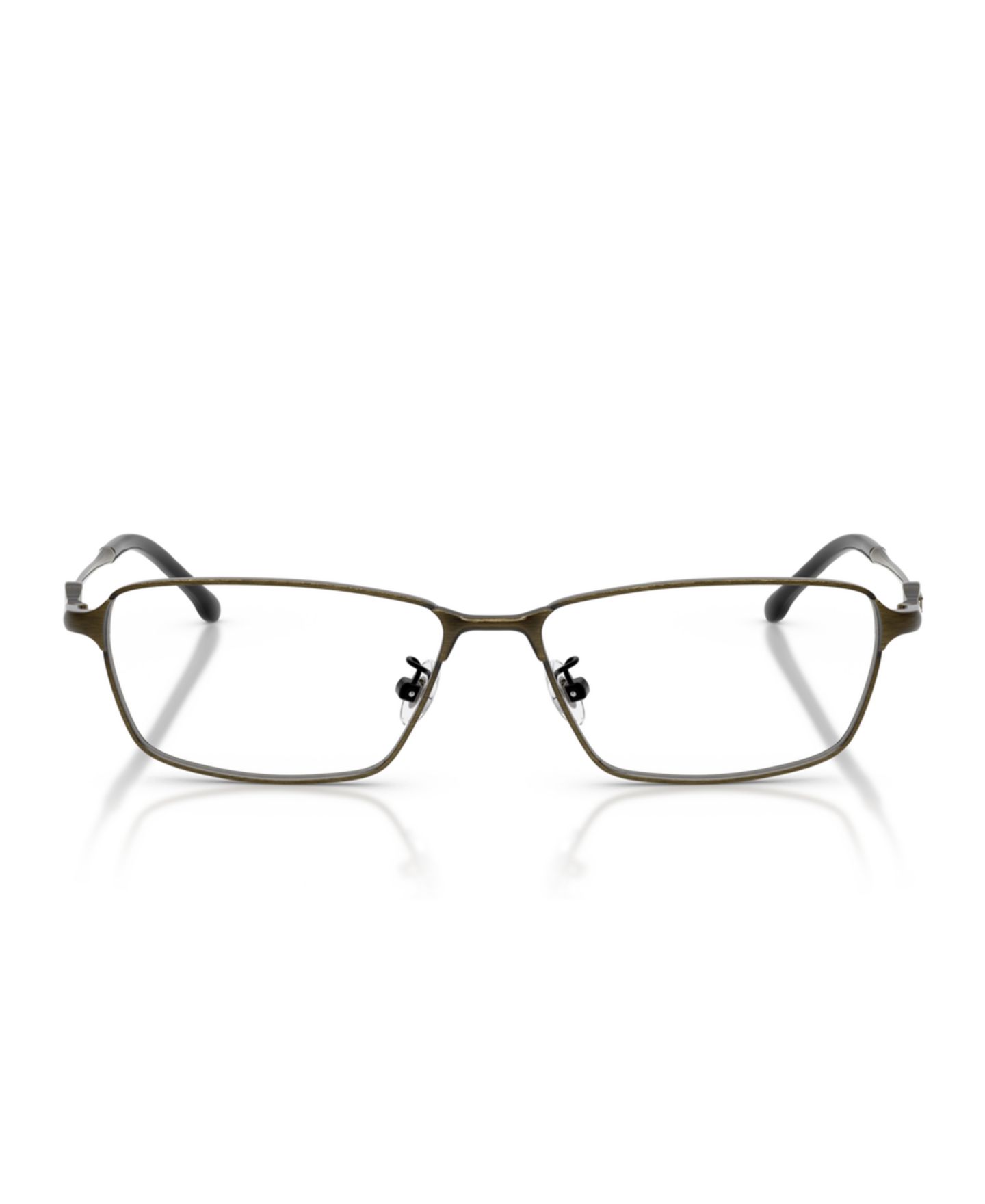 Мужские очки Diesel Man Rectangle Metal DL5008D Eyeglasses, цвет: Светлый серый зелёный — фото 2