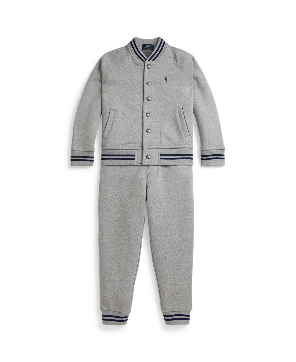 Детский костюм Polo Ralph Lauren флисовая куртка и джоггеры — фото 1