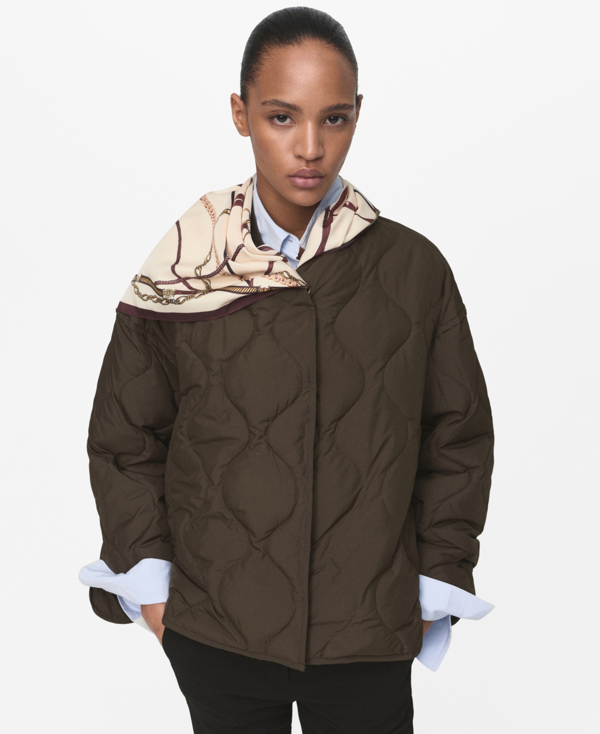 Mango Women's Oversize Quilted Anorak