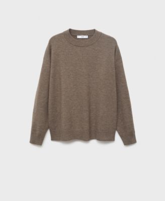 Women's Ribbed Trim Oversized Sweater