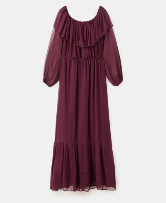 Women's Ruffles Strapless Dress