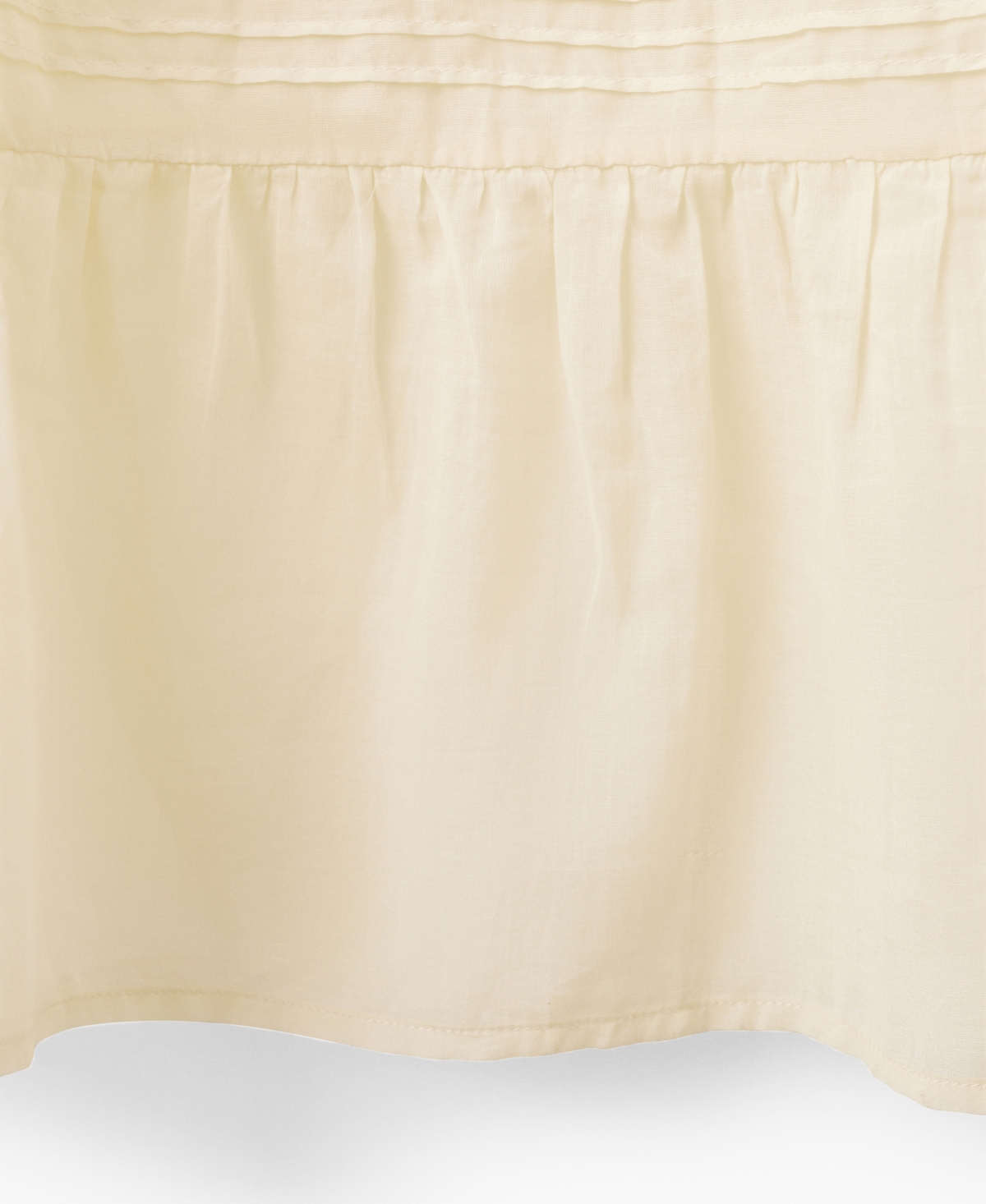 Mango Cotton Lace Nightgown In White