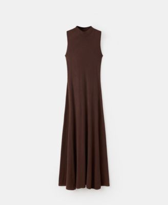 Women's Perkins-Neck Knitted Dress