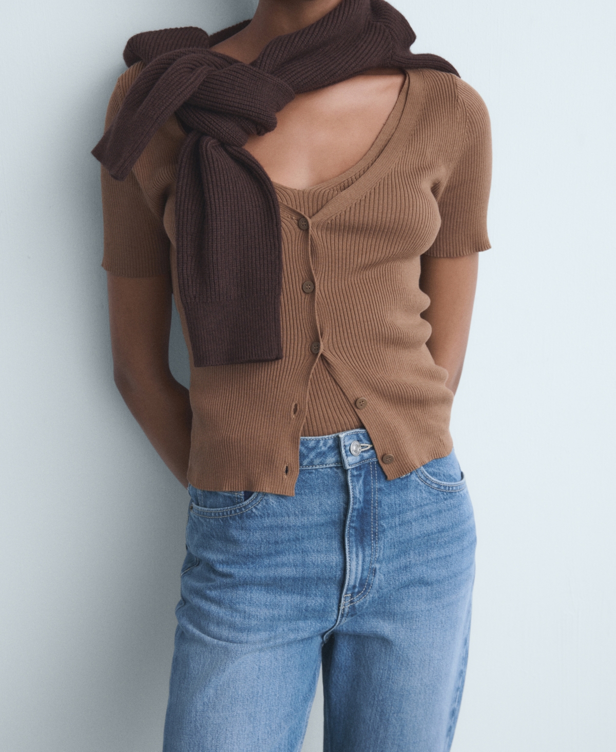 Mango Women's Mom2000 High-rise Jeans In Blue