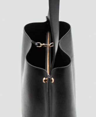 Women's Metal Details Bucket Bag