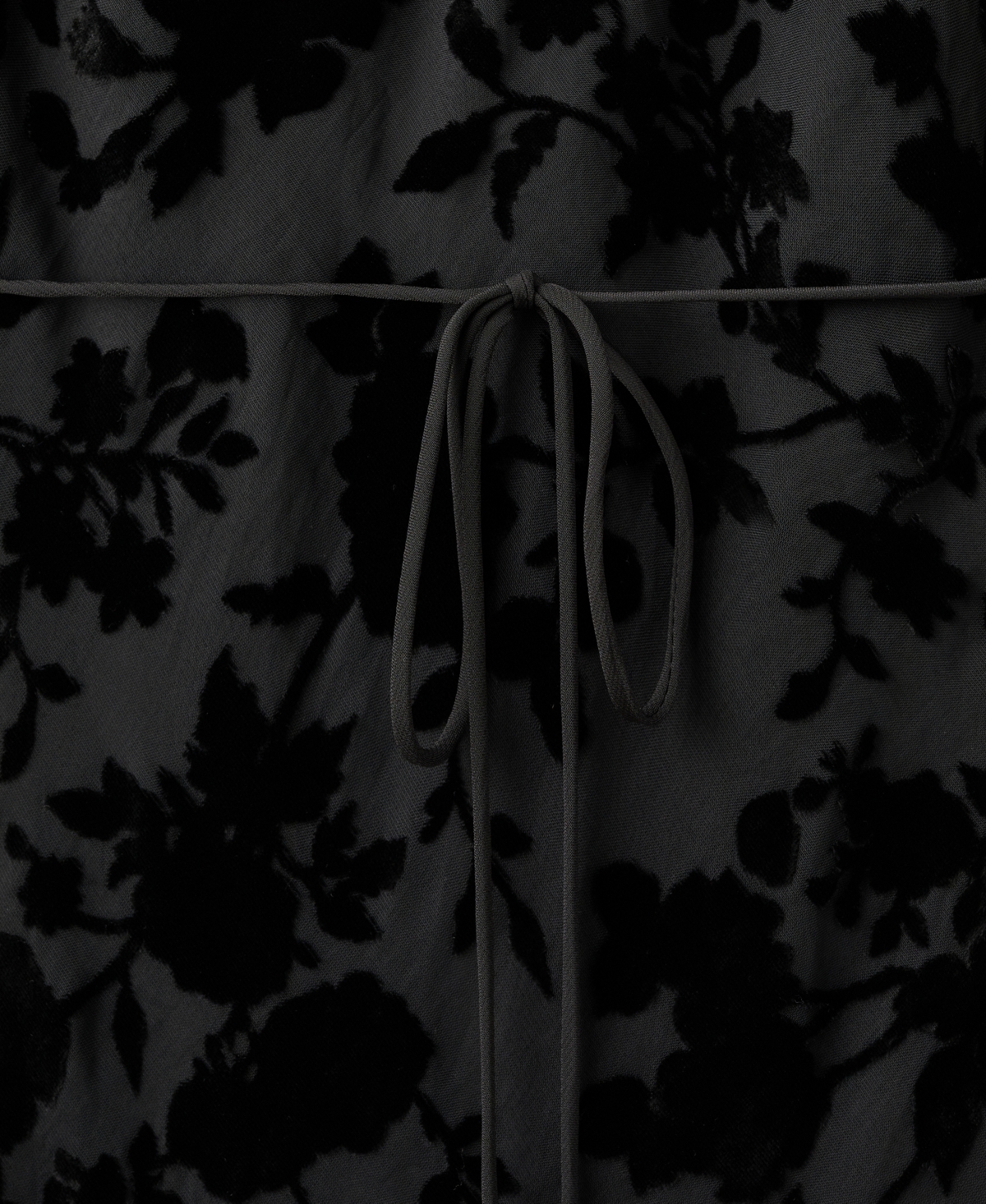 Mango Women's Bell Sleeves Floral Jacquard Dress