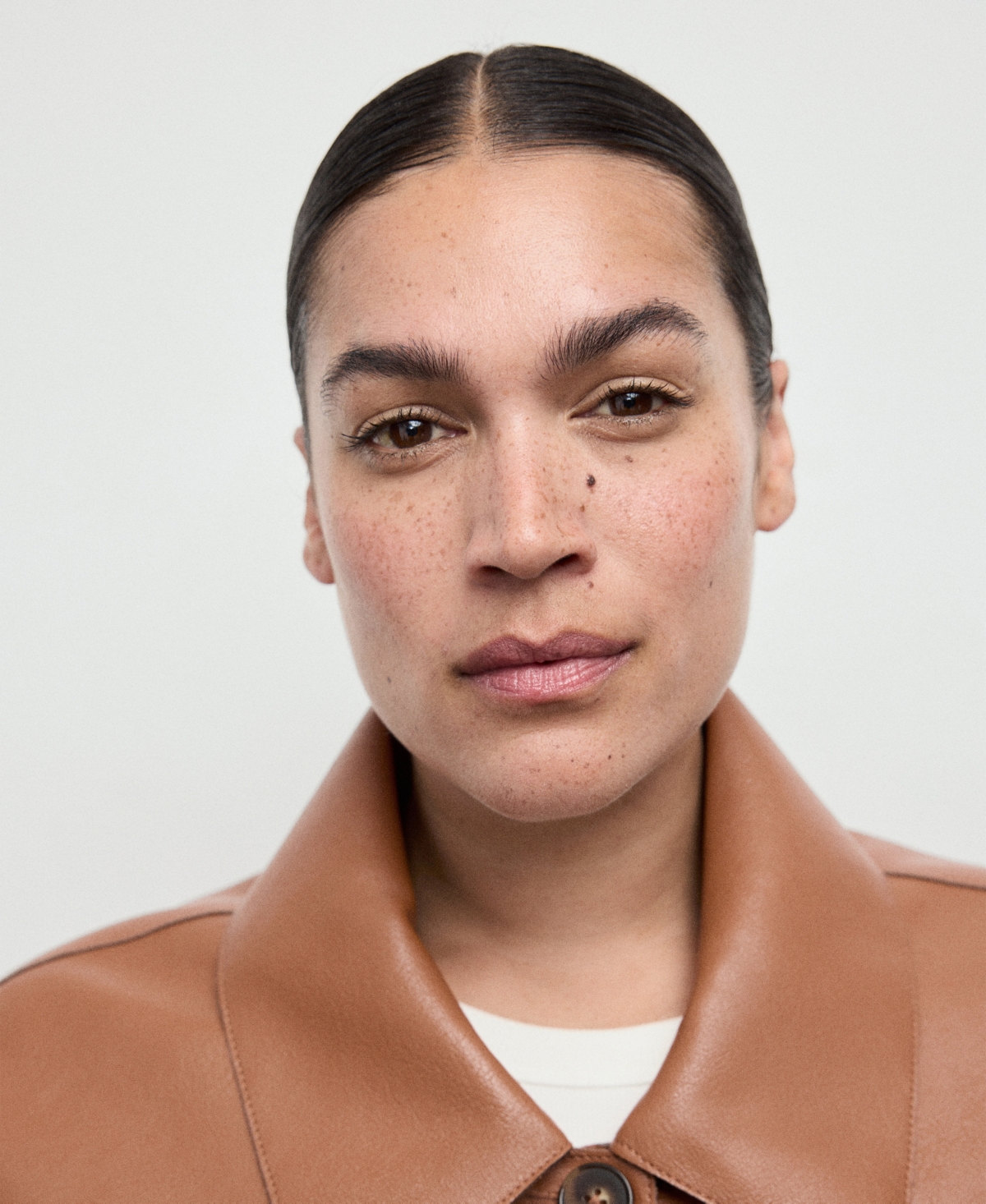 Mango Women's Pockets Leather-Effect Jacket