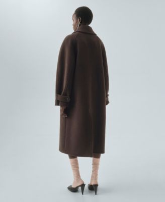 Women's Buttoned Wool Coat