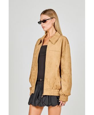 Women's Outerwear Suede Work Jacket