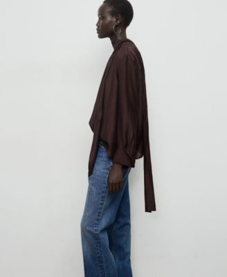 Women's Foulard Textured Blouse