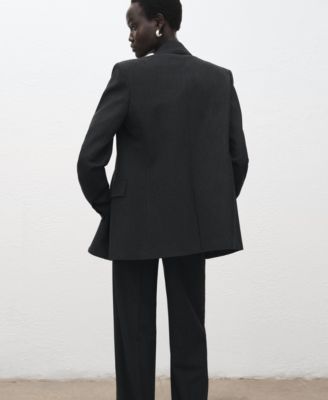 Women's Double-Breasted Suit Blazer