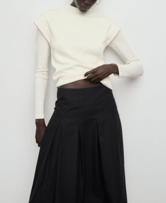 Women's Combined Pleated Skirt