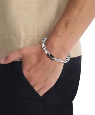 Men's Aspire Silver-Tone Stainless Steel Bracelet