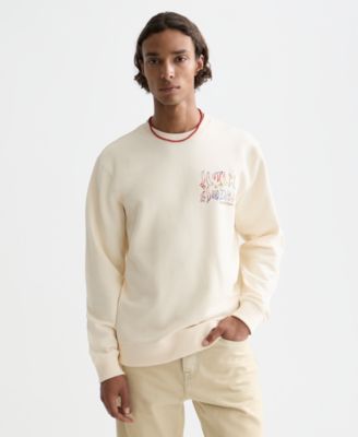 Men's Front and Back Artwork Pullover Sweatshirt