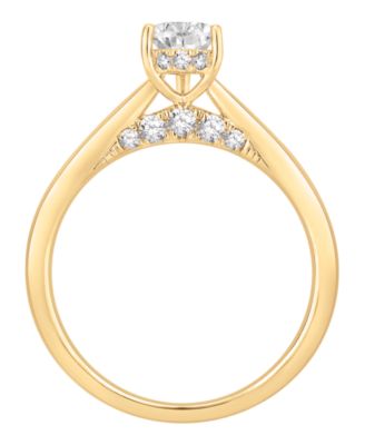Pear Engagement Ring (1 ct. t.w.) in 14k Yellow Gold