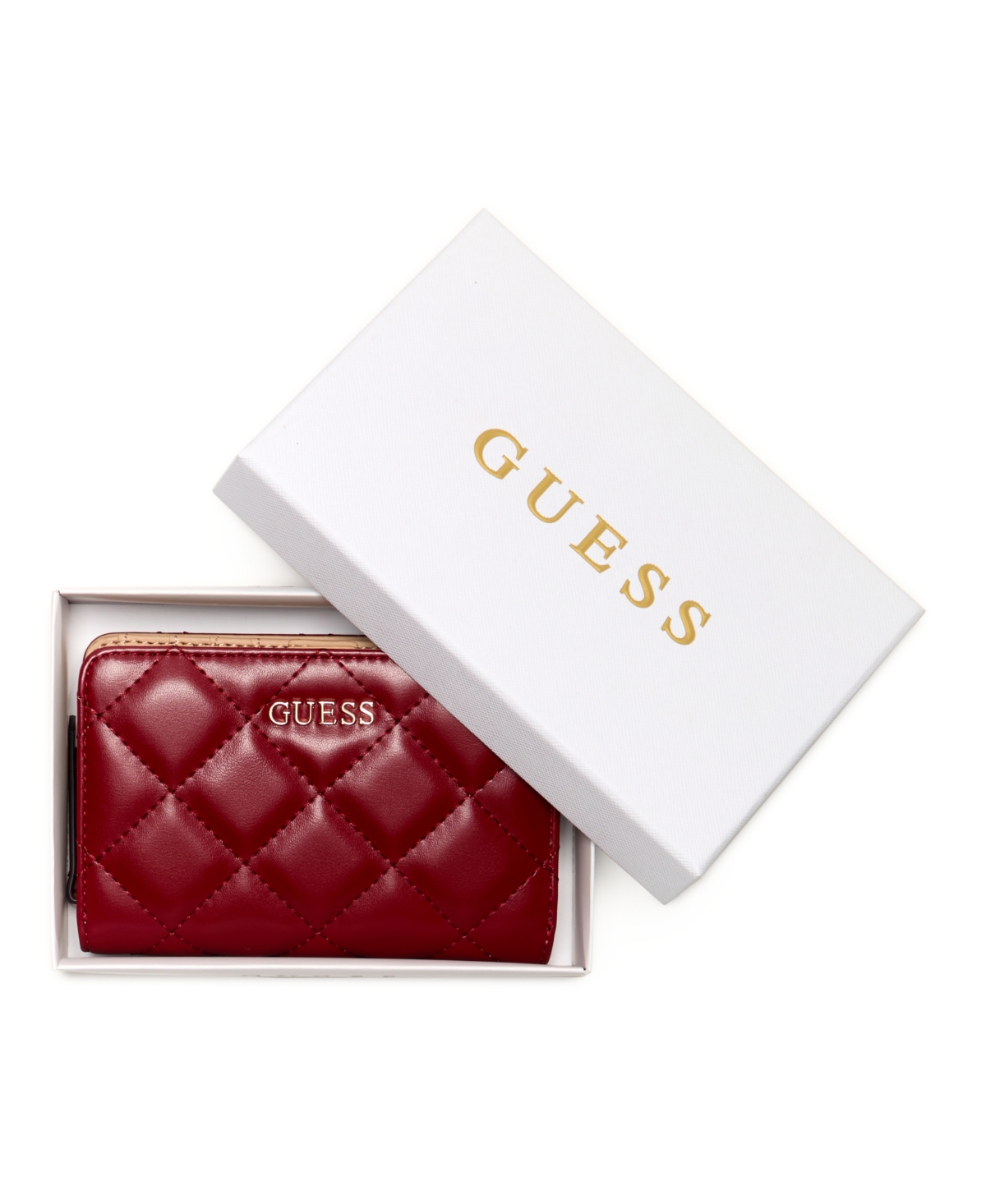 Guess Tinsley Quilted French Wallet