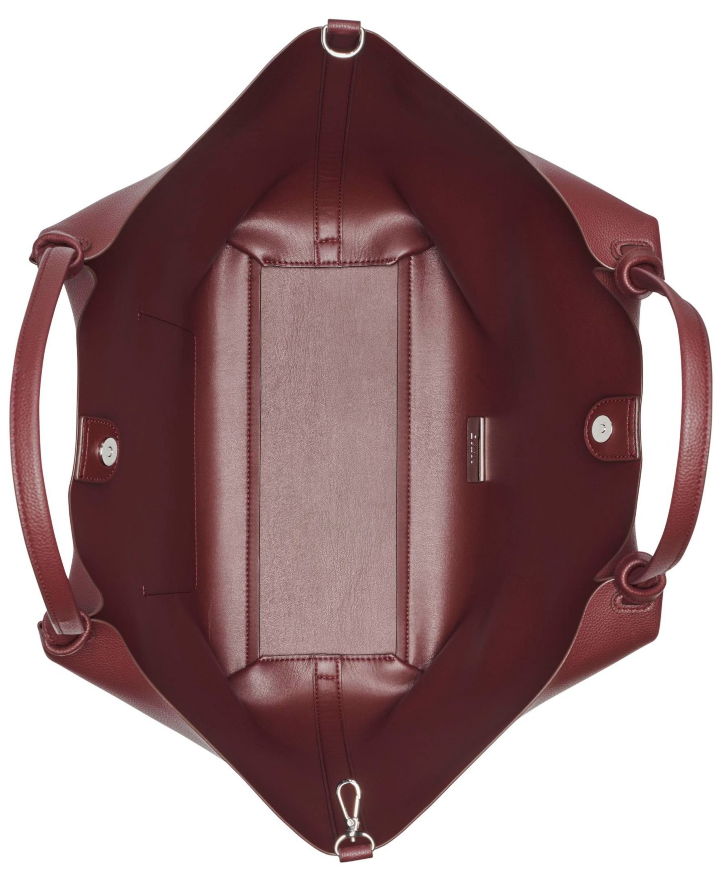 Женская сумка DKNY Paula Commuter Medium Tote Handbag, цвет: Винный — фото 4