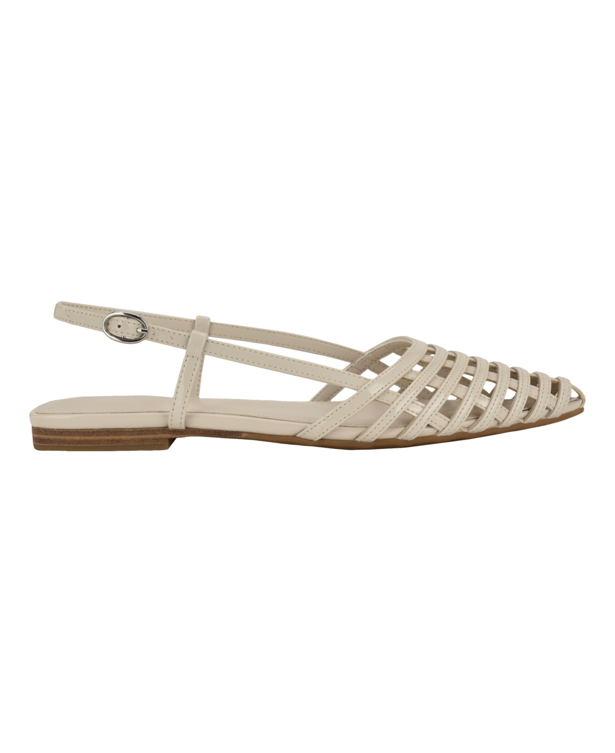 Calvin Klein Glessia Slingback Flat In White