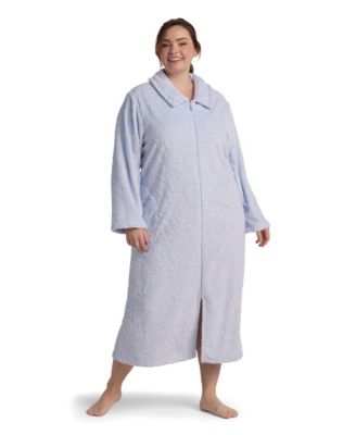 Women's Long-Sleeve Solid Robe