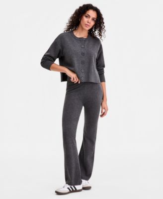 Women's Crewneck Cardigan, Macy's Exclusive